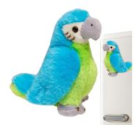 Bird Plush - Parrot magnétique | Simulation de perroquets réalistes | Recherchez un pour la maison et le bureau | Anneau magnétique pour chambre à coucher et salon
