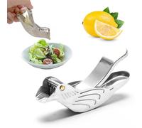 Bird Presse-citron manuel, presse-citron en acier inoxydable de qualité alimentaire, presse-citron en forme de poisson, presse-agrumes manuel, gadgets de cuisine for orange, citron, citron vert, grena