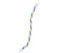 Bird Rope Parrot Swing Toy - Climbing Rope Perch, For Parrots Small And Medium Birds | Cotton Spiral Swing Supporting Exercise And Play, Interactive Cage Toy Encouraging Standing Climbing & Physical