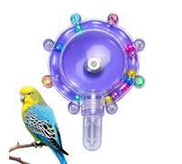 Bird Rotating Wheel - Interactive Toy for Foraging | Abs Material with 10x8x6cm Size, Lightweight 47g Build, Fun Running Activity, Easy Installation Feature, Perfect for Cockatiels and Chickens