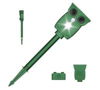 Bird Scare Devices Batte solaire en forme de | Dispositifs à ultrasons pour hirondelle, chat, chien, chauve-souris, sanglier, pelouse, cour, clôture, toit, terrasse