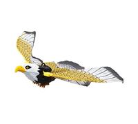 Bird Scarer Fake Flying Hawk Decate Suspendu Hawk Flying Eagle Bird Scarer avec Un Stockage Plus Facile - pour Les Oiseaux Squirrels Squirrels et Autres Oiseaux/rongeurs