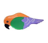Bird Shape Hair Clip - Colorful Acetate Accessory | Parrot Design Cellulose Jaw Clamp for Women, Girls, Adults, Stylish Decorative Grip for Daily Hairstyle, Lightweight Durable Holder for All Ages