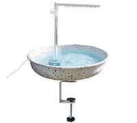 Bird Shower Fountain Automatic Parakeet Feeder Water Feeder Birdbath Tray