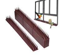 Bird Spikes, Cuttable Defender Strip Set, Animal Deterrents Guard, Garden Fence Protector, Birds Spike for Outdoor and Indoor Use on Yard, Garden, Balcony, 4.13x1.85x17.13 inches