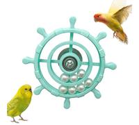 Bird Spin Wheel Fun - Interactive Chewing Execiser 360, Functional, Degree Rotatable Toy Perch, Small Animals Cage Boredom Relief | Perch Small Animals Cage Boredom Relief Entertainment