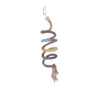 AWHAO Bird Spiral Corde Perche d'escalade Corde perroquette perchoir pour perchoir pour Perruche, Pente
