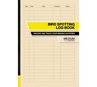 Bird Spotting Log Book: Record and Track Your Birding Activities | Medium