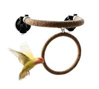 Bird Swing, Suction Cup Perch, Parakeet Interactive Toy, Window Mount, Easy | Bird Perch, Suction Cup Mount, Interactive Parakeet Swing, Window Activity Toy, Easy Installation, Stable Resting and Play