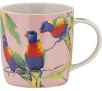 BIRD TALK Gobelet 370 ml, lys arc-en-ciel, porcelaine, en boîte cadeau