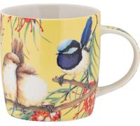 BIRD TALK Gobelet 370 ml, queues d'oiseaux magnifiques, porcelaine, en boîte cadeau