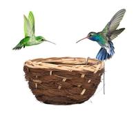 Bird Tent | Hand Woven Bird Nest for Outdoors Hummingbird House Woven Nest