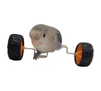 Bird Training Toy - 5.51x1.77x1.77 inches, Row Roller Balancing Toy | Cage Sports Fun Cockatiel Exercise, Parrot Activity Toys for Home, Tabletop Display, Pet Store, Wood Perch, Mental Stimulation