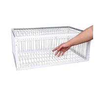 Bird Trap Cage, Automatic Multi-Entrance Escape-Proof Design, Easy-to-Clean Capturing Cage for Pigeons, Sparrows, Cockatiels, Conures, Budgies, Parrots, Parakeets