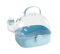Bird Travel Cage - 18,4 x 16,3 x 17 cm PET MATELS, SCHEMA PVC, Small Animal Box | Équipement de transport pratique avec des utilisations de ventilation sûres pour les fous de perruche Cockatiels
