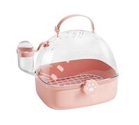 Bird Travel Cage - 18,4 x 16,3 x 17 cm PET MATELS, SCHEMA PVC, Small Animal Box | Équipement de transport pratique avec des utilisations de ventilation sûres pour les fous de perruche Cockatiels