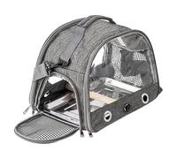 Bird Travel Cage, Bird Travel Bag Tray, 12.99x9.45x10.24 inches Breathable Animal Protector Backpack, Portable Pet Accessories Ideal for Vet Visit, Shopping, and Outdoor Use
