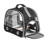 Bird Travel Cage - Petit sac à dos pour animaux de compagnie, transporteur léger | Cage portable transparente avec bandoulière pour perruches, visites chez le vétérinaire, voyages en plein air