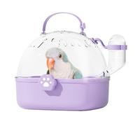 Bird Travel Cage, Small Pet Carrier, Portable Compact Crate, Built-in Water Bottle, Great for Outdoor Adventures, Wildlife Observation, Park Visits, Ideal for Tiny Birds, 7.24x6.42x6.69 inches