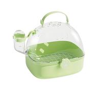 Bird Travel Cage, Spacious Pet Bird Carrying Supplies for Chinchillas, Portable Small Hamster Cage with Water Bottle, Macaws Conures Cockatiels Sparrow Hedgehog Budgies Lovebirds