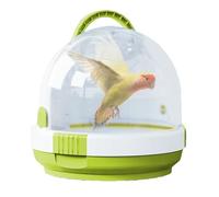 Bird Travel Carrier - Cage de voyage transparente respirante avec loquet de verrouillage, sac à oiseaux, cage à perruches portable, sac pour animaux, sac à dos extérieur pour animaux de compagnie pour