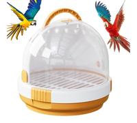 Bird Travel Carrier - Cage de voyage transparente respirante avec loquet de verrouillage | Tente en filet portable légère pour Shotet, cockatiel et petit oiseau, vétérinaire, utilisation en extérieur