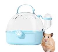 Bird Travel Carrier, Small Pet Transport Cage, Compact Portable Case, Ventilated Design, Water Bottle Included Lightweight Durabless for Parakeets and Small Birds, 18.4x16.3x17cm Multicolor