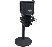 Bird UM1 Pack Podcast Noir - Microphone USB Cardioïde à Condensateur PC et Mac pour Broadcast et Enregistrement Streaming, Podcasting, Conférence, Home Studio Mao, Voix Off