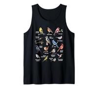 Bird Watcher Bird Lover Birder Birding Nerd Débardeur