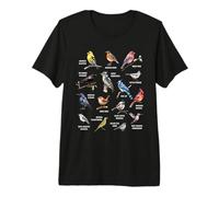 Bird Watcher Bird Lover Birder Birding Nerd T-Shirt Haut de Gamme