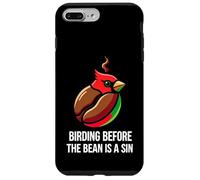 Bird Watcher Birding Before The Bean is A Sin Coque pour iPhone 7 Plus/8 Plus