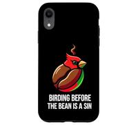 Bird Watcher Birding Before The Bean is A Sin Coque pour iPhone XR