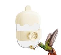 Bird Water Bottle, Automatic Water Dispenser, Drip-Proof Parrot Feeder with Cage Clip, Transparent Refill Design, Indoor Use for Small Birds, 6.3x3.94x2.36 inches