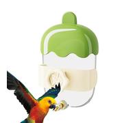 Bird Water Bottle, Automatic Water Dispenser, Drip-Proof Parrot Feeder with Cage Clip, Transparent Refill Design, Indoor Use for Small Birds, 6.3x3.94x2.36 inches