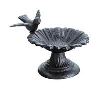 Bird Water Bowl - Decorative Metal Feeder Garden Decor, Weather Resistant Outdoor Bathing Station, Hummingbird Drinking Feeding Container Landscape Ornament | Hummingbird Yard Backyard Lawn Garden Pat