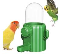 Bird Water Dispenser - Automatic Cactus Bird Water Feeder, Decorative Parakeet Hydration Station, No- Cage Waterer, Flow Poultry Drinker | Pet Watering System for Parrot Cockatiel
