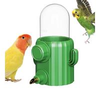 Bird Water Dispenser, Automatic Cactus Dispenser, Parrot Water Feeder, Bird Drinker, Cage-Mounted Hydration Station, 120ml Leakproof Design, Feeding Supplies for Parakeet Cockatiel Lovebird C