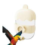 Bird Water Dispenser, Automatic Feeding Bottle, Drip-Proof Cage Waterer, Easy Install Container, Transparent Body, Compact Size, for Finches, Cockatiels, Lovebirds, Canary Use, 16x10x6cm