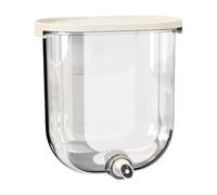 Bird Water Feeder - 330ml Automatic No Drip Parrot Drinker | Leak-Proof Cage Water Dispenser for Cockatiels | Clear Hydration System for Finches Lovebirds Budgies Canaries Hummingbirds