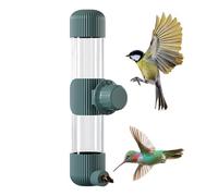 Bird Water Feeder, Automatic Bird Dispenser, 8.66 inches Leak Proof Strike Type, Hanging Cage Accessory for Indoor, Outdoor, Small Birds, White, Pink, Green
