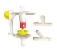 Bird Water Feeder - Automatic Drinker Dispenser | Hanging Water Bottle for Parrots, Budgies & Cockatiels, Transparent Feed Cup for Bird Cages & Aviaries, 2-Piece