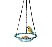 Bird Water Feeder - Decorative Metal Hanging Bath, Durable Outdoor Birdhouse Design, Easy Station, Weather Resistant Garden Accessory | Backyard Nature Viewing, Lawn Fence Decoration, Porch