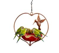 Bird Water Feeder, Hanging Bird Bath, 2-in-1 Outdoor Birds Feeder