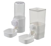 Bird Water Feeder, Parakeet Dispenser, Transparent Pet Fountain, Feeding Station, Suitable for Squirrels, Parrots, Finches, Bunnies, Chickens, Cockatiels, Lovebirds, Budgies