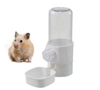 Bird Water Feeder, Parakeet Water Dispenser, Transparent Pet Fountain, Feeding Station Container for Squirrel Parrot Finch Bunny Chicken Cockatiels Lovebirds Budgies Hydration Use, White, 520ml/1200ml