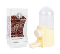 Bird Water Feeder, Parrot Drinking Dispenser, Spill Proof Water Bottle, Automatic Container, Easy Attach Design, for Parakeet, Finch, Cockatiel, Lovebirds Use, Long Lasting