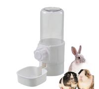 Bird Water Feeder, Transparent Pet Water Dispenser Fountain, Automatic Feeding Station for Parakeets Parrots Finches Budgies Cockatiels Squirrels Bunnies Chickens and Small Pets
