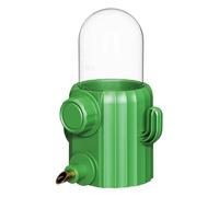 Bird Waterer Tool - Automatic Parrot Fountain, Cactus Drinker Cup, Green Material Reservoir with Hanging Hook, Parakeet Cage Accessory, Reliable Feeding Supply for Cockatiel Home Aviary Pet Hydrator