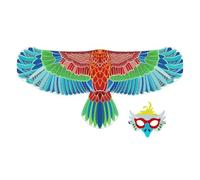 Bird Wings Costume - Bird Måsk With Elastic Straps | Animal Role Playing Cosplay Set | 115x53cm Polyester Wings 20x17cm Masque For Stage School Carnival Halloween Masquerade Photography Birthday Part