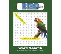 Bird Word Search Book: Word Searches with easy to read print about birds and prefect for bird watchers all around the word | 8x10 inches, 110 pages | ... Vacations, Holidays, Gifts, Free Screen time